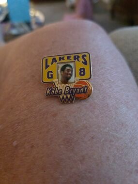 Lakers Gold & Purple Kobe Bryant Collectible Pin